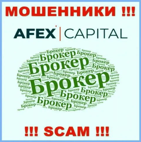 Не стоит верить, что сфера работы Afex Capital - Брокер легальна - это развод