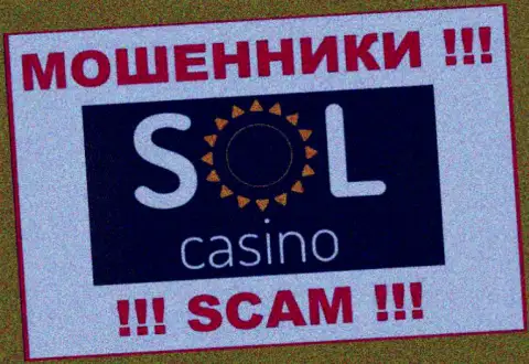 Sol Casino это SCAM !!! ОЧЕРЕДНОЙ МОШЕННИК !!!