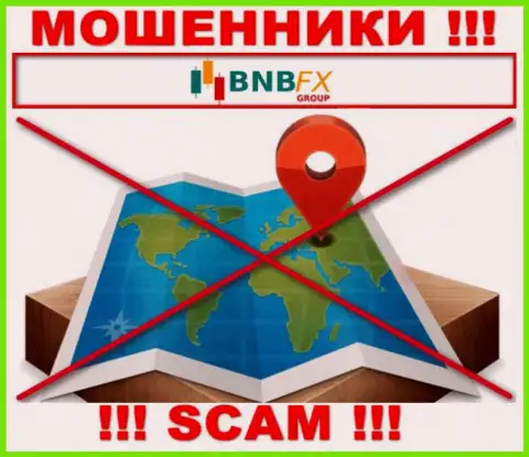 На сайте BNB FX напрочь отсутствует инфа относительно юрисдикции этой организации