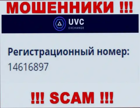 Рег. номер компании UVC Exchange - 14616897