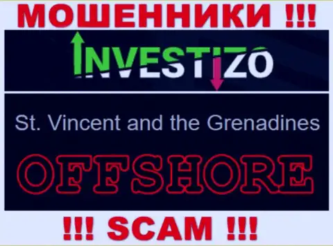 Так как Investizo пустили свои корни на территории St. Vincent and the Grenadines, слитые вложенные средства от них не забрать