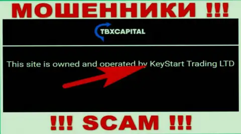 Мошенники ТБХКапитал не скрывают свое юридическое лицо - это KeyStart Trading LTD