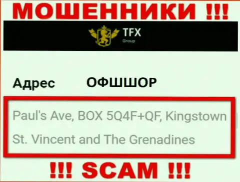 Не работайте совместно с конторой TFXGroup  - эти мошенники пустили корни в оффшоре по адресу - Paul's Ave, BOX 5Q4F+QF, Kingstown, St. Vincent and The Grenadines