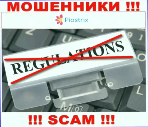 С Piastrix Com очень рискованно иметь дело, потому что у конторы нет лицензии и регулирующего органа