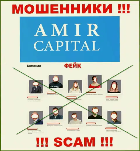 Ворюги АмирКапитал безнаказанно отжимают деньги, поскольку на веб-сервисе указали фиктивное начальство