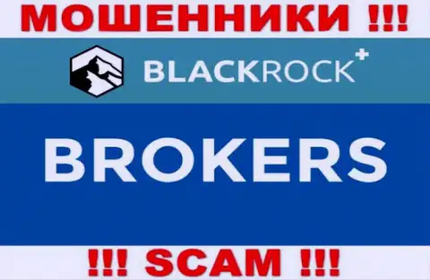 Не надо доверять деньги БлэкРокПлюс, поскольку их область деятельности, Broker, развод