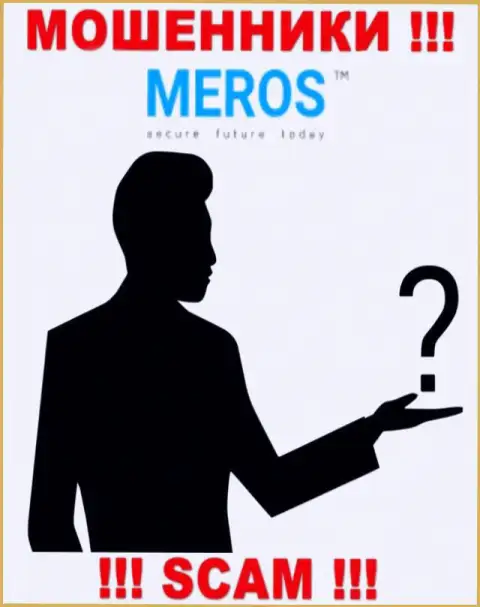 Информации о непосредственном руководстве компании Meros TM найти не удалось - именно поэтому довольно-таки рискованно связываться с этими internet-жуликами