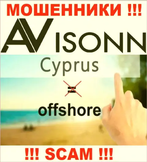 Ависонн намеренно зарегистрированы в офшоре на территории Кипр - это МОШЕННИКИ !!!