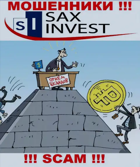 SAX INVEST LTD не вызывает доверия, Инвестиции - это именно то, чем заняты эти интернет-мошенники