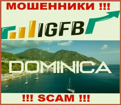 На сервисе ИГФБ сказано, что они обосновались в офшоре на территории Commonwealth of Dominica