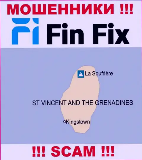Fin Fix расположились на территории St. Vincent & the Grenadines и беспрепятственно отжимают вклады