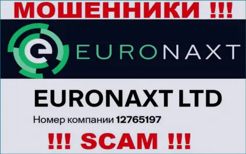 Не имейте дело с организацией EuroNaxt Com, регистрационный номер (12765197) не повод доверять деньги
