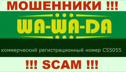 Наличие регистрационного номера у Wa Wa Da (C55055) не говорит о том что компания солидная