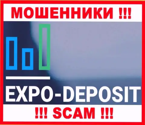 Логотип ЛОХОТРОНЩИКА Экспо Депо Ком
