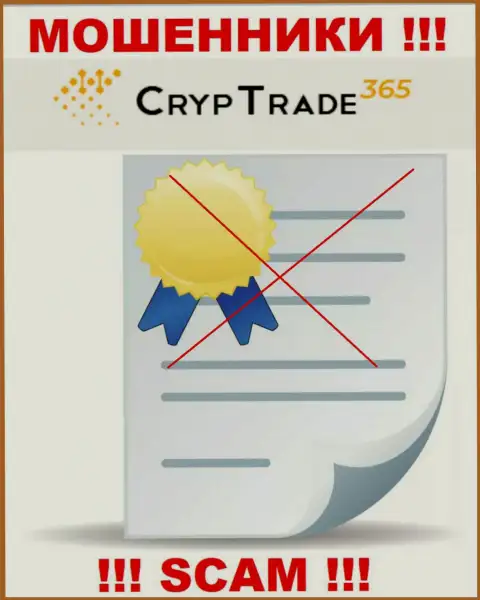 С CrypTrade365 не советуем совместно работать, они не имея лицензии, нагло отжимают финансовые вложения у клиентов