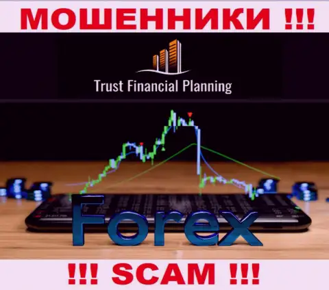 Forex - в указанной области прокручивают делишки настоящие internet кидалы Trust Financial Planning Ltd