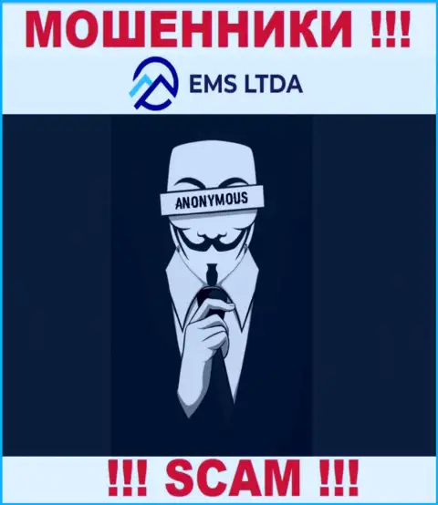 Начальство EMS LTDA в тени, у них на официальном веб-сайте этой информации нет