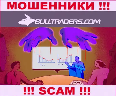 В конторе Bulltraders Com вешают лапшу доверчивым клиентам и затягивают к себе в мошеннический проект