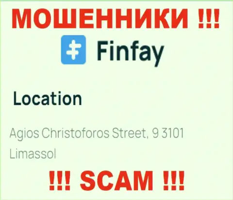 Оффшорный адрес регистрации Фин Фай - Agios Christoforos Street, 9 3101 Limassol, Cyprus