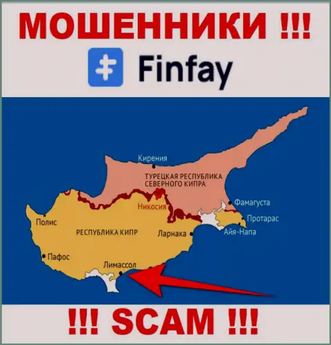 Находясь в офшоре, на территории Cyprus, ФинФай свободно лишают средств клиентов