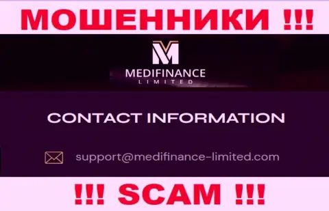 Е-майл internet-мошенников Medi Finance - информация с web-сайта компании