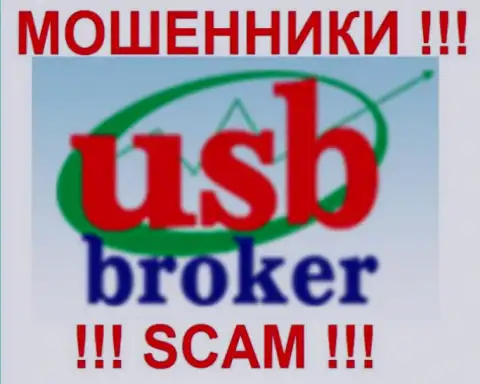 Лого жульнической форекс брокерской организации USBBroker Com